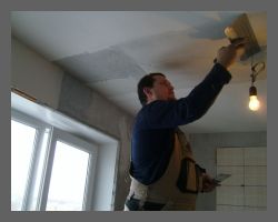 Технологія шпаклювання стелі в квартирі, технології нанесення шпаклівки на стелю
