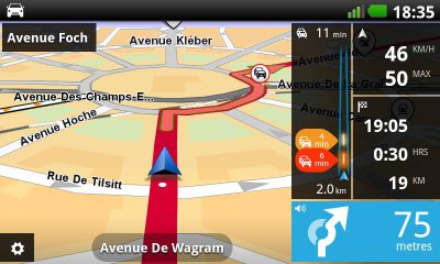 Tomtom navigație (Android) - informații despre mobil