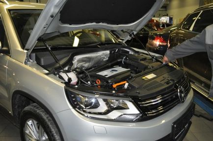 Filtru de combustibil al unui tiguan