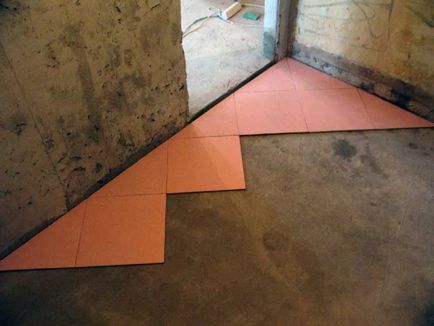 Укладання плитки по діагоналі на підлогу