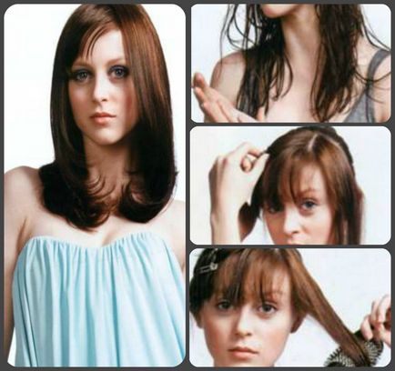 Укладання волосся з чубчиком - 6 способів з фото, відео-уроки