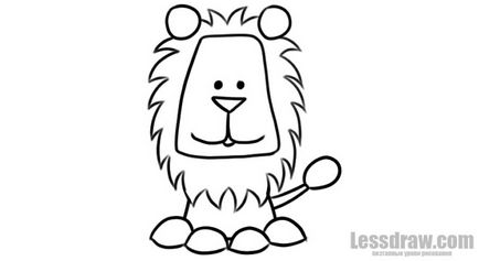 Урок малювання лева для малюків, ❤lessdraw❤