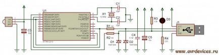 Usb ик приймач на avr avr devices