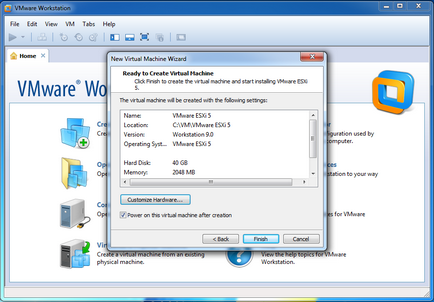 Instalarea esxi pe o unitate flash USB