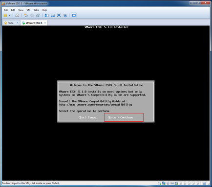 Instalarea esxi pe o unitate flash USB