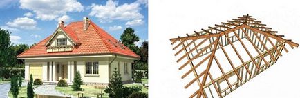 Вальмовая дах і характерні особливості пристрою її конструкції