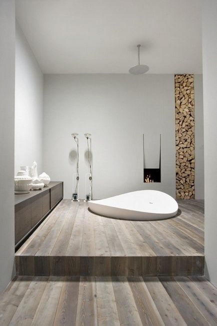Fürdőszoba a „spa” stílus ötletek 6., 30. példa (ötletek) Fürdőszoba a „spa” stílus 6 ötletekkel, példákkal 30