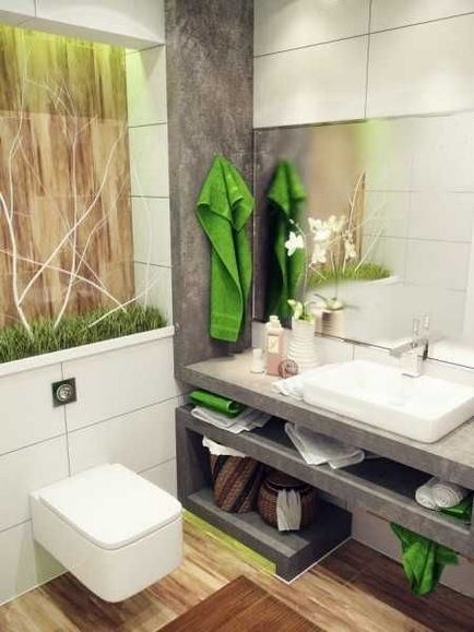 Fürdőszoba stílus Fürdőszoba a „spa” stílus 6 ötletekkel, példákkal 30