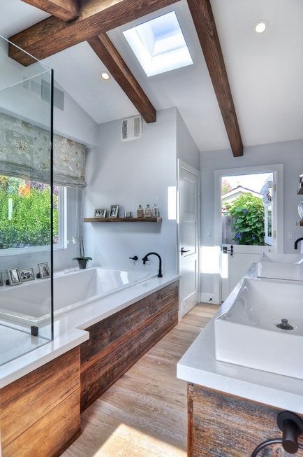 Fürdőszoba a „spa” stílus 6 ötletekkel, példákkal 30