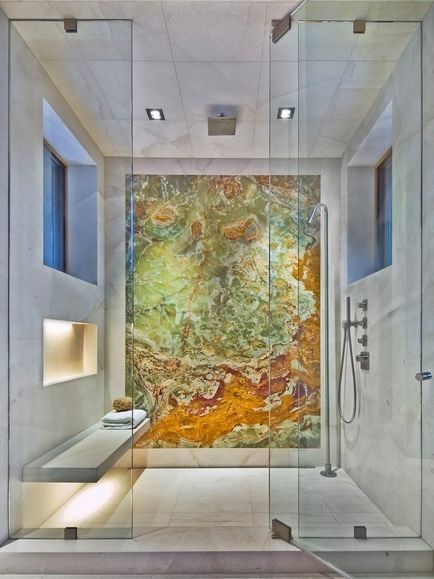 Fürdőszoba a „spa” stílus ötletek 6., 30. példa (ötletek) Fürdőszoba a „spa” stílus 6 ötletekkel, példákkal 30