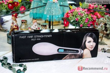 Випрямляч волосся fast hair straightener гребінець-випрямляч hqt-906 - «гребінець випрямляч!