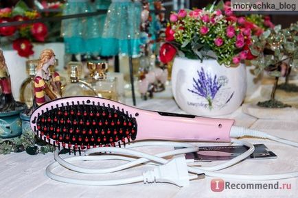 Випрямляч волосся fast hair straightener гребінець-випрямляч hqt-906 - «гребінець випрямляч!