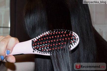 Випрямляч волосся fast hair straightener гребінець-випрямляч hqt-906 - «гребінець випрямляч!