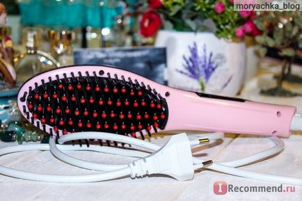 Випрямляч волосся fast hair straightener гребінець-випрямляч hqt-906 - «гребінець випрямляч!