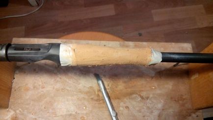 Restaurarea mânerului de plută al tijei de filare (plută) Restaurarea mânerului de plută al barelor de filare