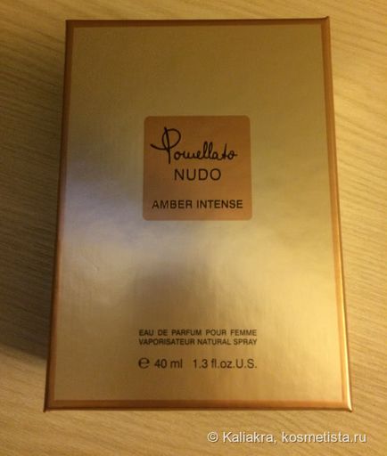 Finom olasz pomellato Nudo borostyán intenzív (EDP 40 ml presztízs kiadás) véleménye