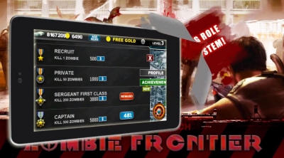 Hacking frontieră zombie pe o mulțime de bani descărcați pe android