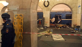 A robbanás a szentpétervári metró jól megtervezett történő megfélemlítés - RIA Novosti