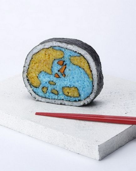 Tablouri artistice de arta sushi de la takyo kiyota