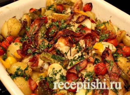 Ouă omletate cu rețete de cârnați și roșii cu fotografie, blog culinar