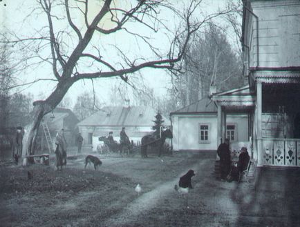 Ясна поляна лева товстого, рюкзак мандрівника