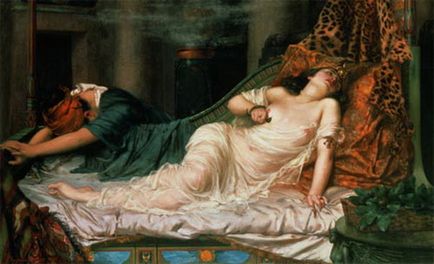 Загадка смерті Клеопатри наклала на себе руки або була вбита в боротьбі за трон