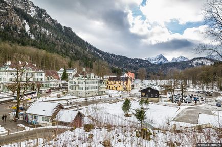 Castelul Nauschwanstein și Hohenschwangau din Bavaria (Germania)