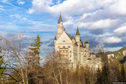 Castelul Nauschwanstein și Hohenschwangau din Bavaria (Germania)