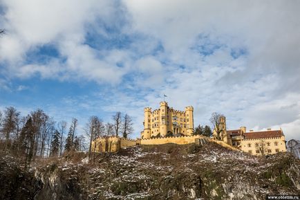 Castelul Nauschwanstein și Hohenschwangau din Bavaria (Germania)