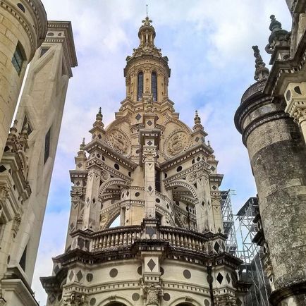 Chambord Kastély, art (a rajt után az építőipar) Chateau de Chambord, művészeti