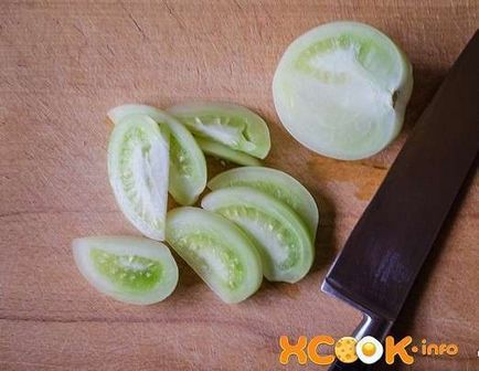 Zöld paradicsom koreai - a legfinomabb recept egy fotó