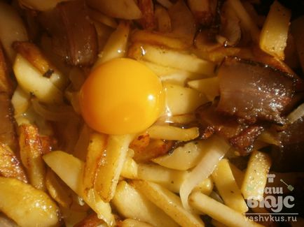 Смажена картопля з салом по-домашньому (покроковий фото рецепт)