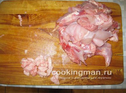 Friptura de la un iepure - gătit pentru bărbați