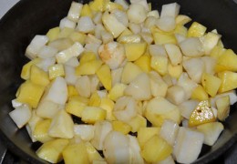 Печеня з печінки з картоплею - покроковий фоторецепт