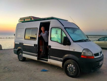 Élet egy motorhome a mindennapi életben, a messze van (a motorhome Renault Master) Élet egy motorhome a mindennapi életben, a messze van
