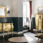 Золотий колір стін - 70 фото варіантів ідеального поєднання