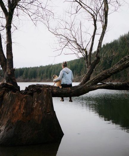 30 fotografii de aventură ale lui Dzhermi și ale lui Pug preferat