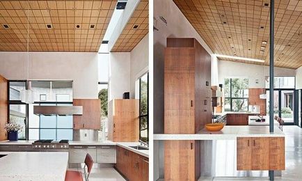 9 Exemple foto de design creativ al tavanelor în bucătărie