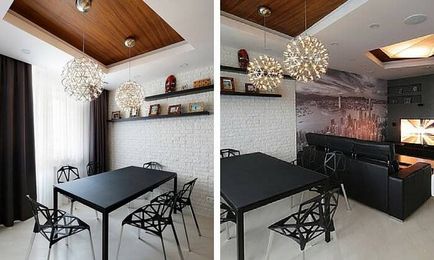 9 Exemple foto de design creativ al tavanelor în bucătărie