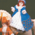 Amigurumi cu ace de tricotat în cal tricotat