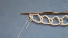 Ажурна сіточка, в'язання гачком від олени Кожухар