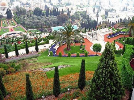 Bahai Gardens, Israel descriere, fotografie, unde este pe hartă, cum se ajunge