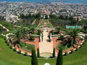 Bahai Gardens în Haifa