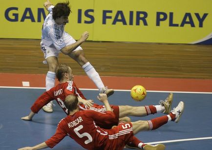 Fehérorosz teremfoci - futsal eltér kispályás