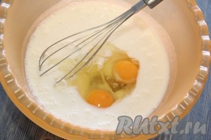 Pancake cu orez și pui - rețetă cu fotografie