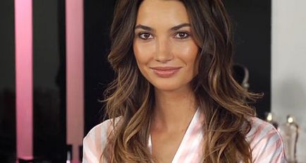 Bronz machiaj pentru zile de vară (model lily aldridge) grup de machiaj