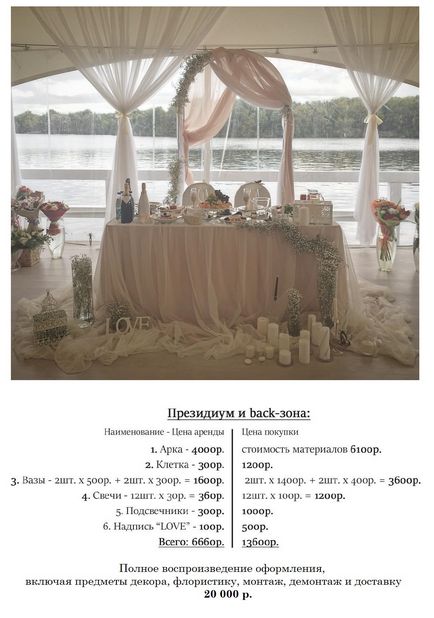 Broșură cu idei creative pentru decorarea nunții