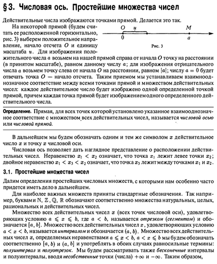 числова вісь