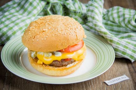 Чізбургер - покроковий рецепт з фото як приготувати