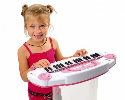 Sintetizator pentru copii - primul instrument al unui mic muzician, vânzarea de instrumente muzicale